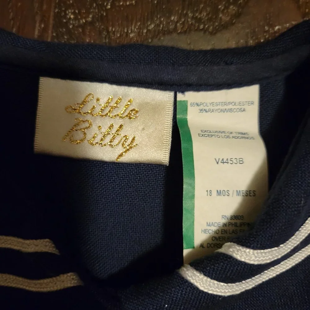 Vintage Little Billy Sailor Dress - Picture 3 of 3